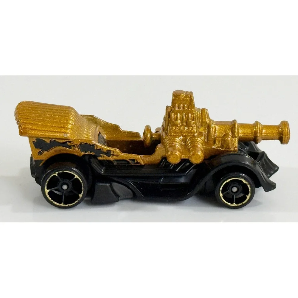 Hot Wheels Grease Rod Kids Toy Car Gold Black 2013 Mattel CFH36 Diecast